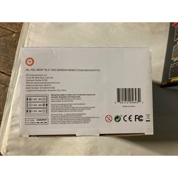 Ms. Pacman Gaming System & Midway Classic Arcade  Lot 2 New In Box - Picture 5 of 7